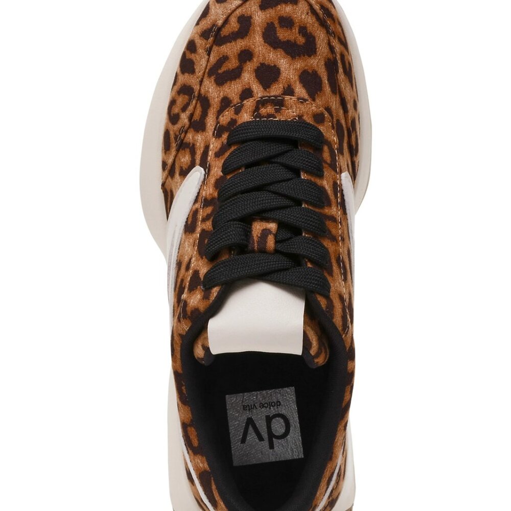 NEW! DV DOLCE VITA BRAIDEN LEOPARD SNEAKER - Picture 3 of 4